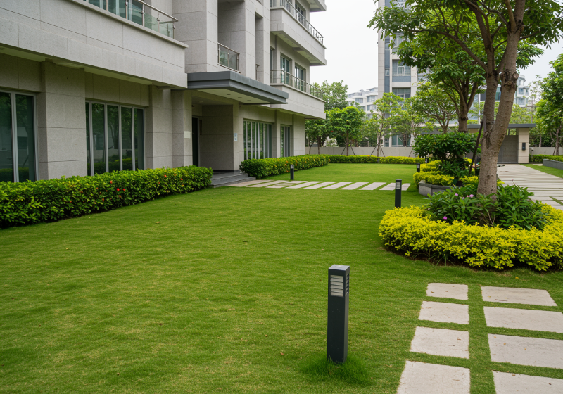 Außenanlagen richtig pflegen – so bleibt Ihr Objekt repräsentativ